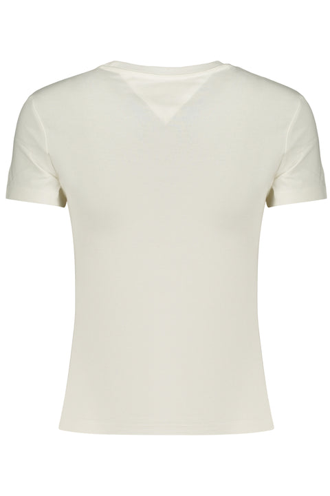 Tommy Hilfiger T-Shirt Maniche Corte Donna Bianco