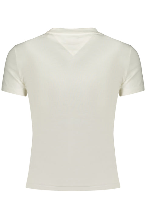 Tommy Hilfiger T-Shirt Maniche Corte Donna Bianco