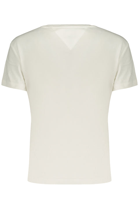 Tommy Hilfiger T-Shirt Maniche Corte Donna Bianco