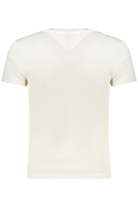 Tommy Hilfiger T-Shirt Maniche Corte Donna Bianco