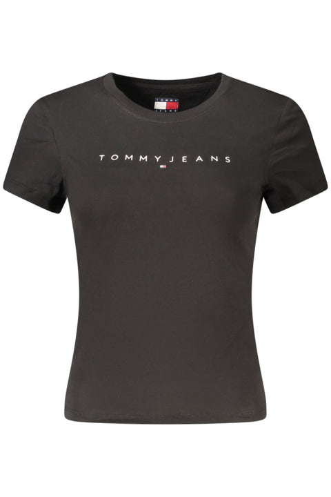Tommy Hilfiger T-Shirt Maniche Corte Donna Nero