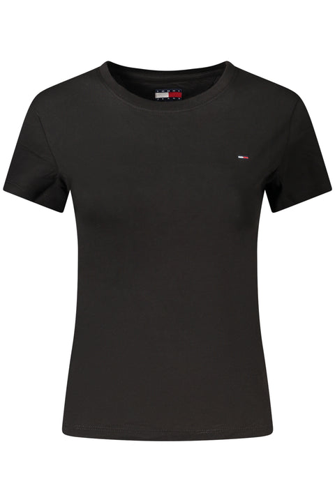 Tommy Hilfiger T-Shirt Maniche Corte Donna Nero