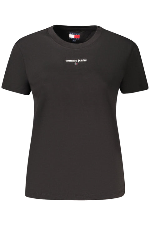 Tommy Hilfiger T-Shirt Maniche Corte Donna Nero