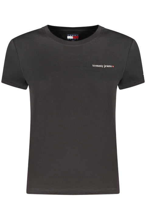 Tommy Hilfiger T-Shirt Maniche Corte Donna Nero