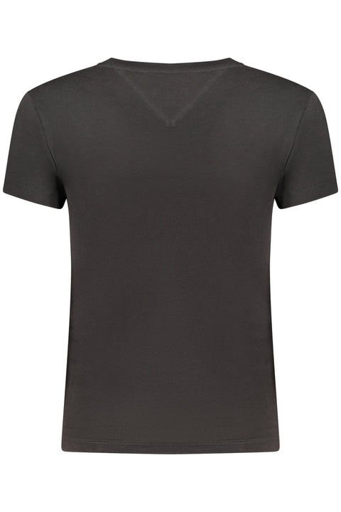 Tommy Hilfiger T-Shirt Maniche Corte Donna Nero