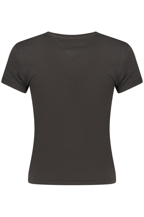 Tommy Hilfiger T-Shirt Maniche Corte Donna Nero