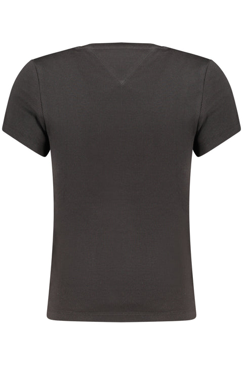 Tommy Hilfiger T-Shirt Maniche Corte Donna Nero