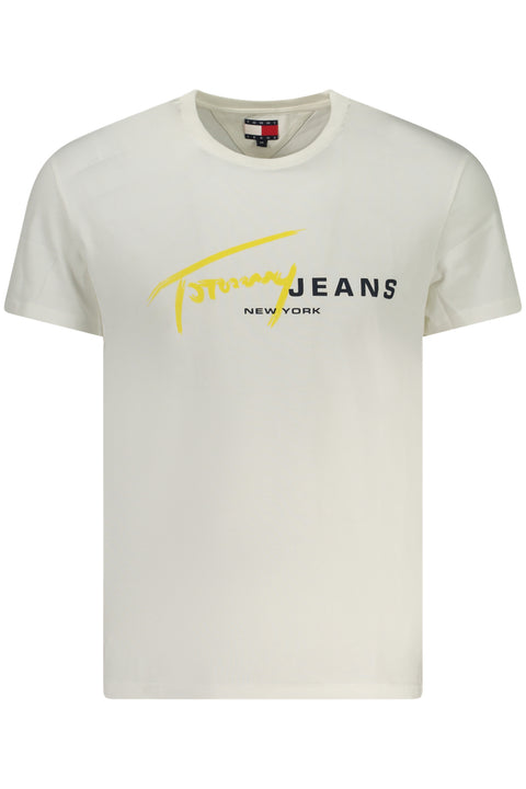 Tommy Hilfiger T-Shirt Maniche Corte Uomo Bianco