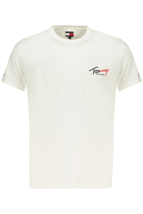 Tommy Hilfiger T-Shirt Maniche Corte Uomo Bianco