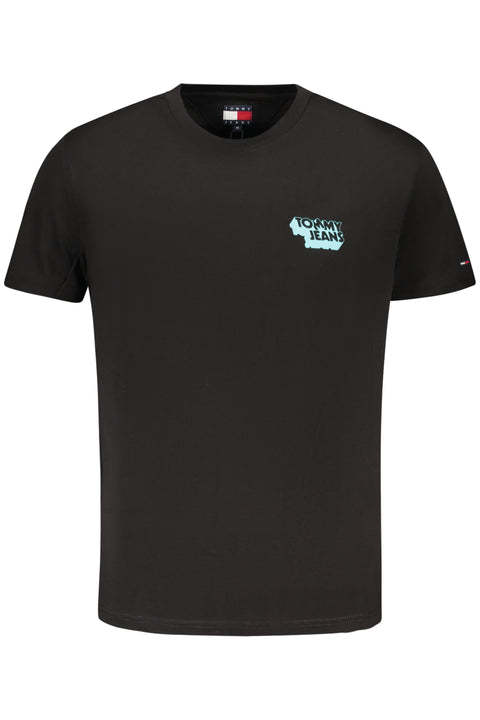 Tommy Hilfiger T-Shirt Maniche Corte Uomo Nero