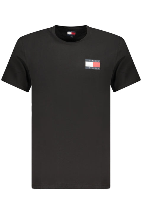 Tommy Hilfiger T-Shirt Maniche Corte Uomo Nero