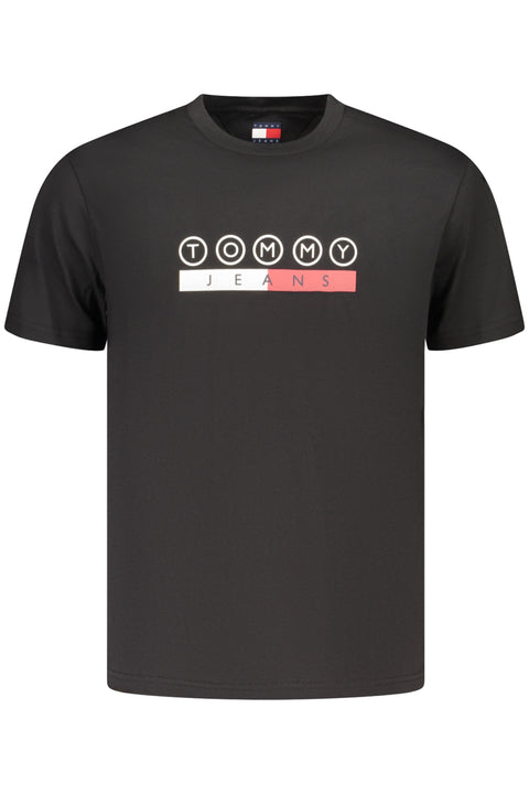 Tommy Hilfiger T-Shirt Maniche Corte Uomo Nero