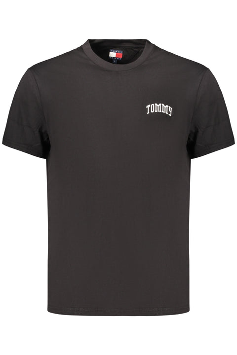 Tommy Hilfiger T-Shirt Maniche Corte Uomo Nero