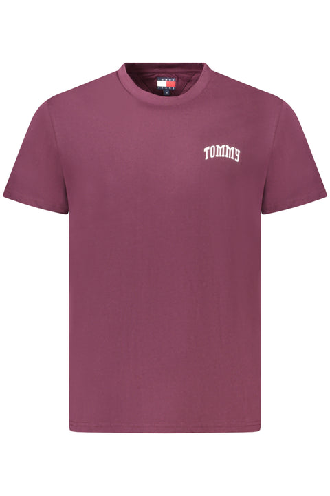 Tommy Hilfiger T-Shirt Maniche Corte Uomo Viola