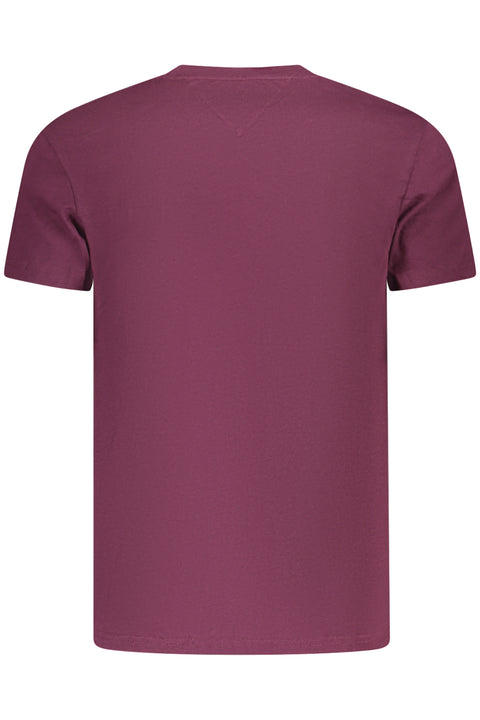 Tommy Hilfiger T-Shirt Maniche Corte Uomo Viola