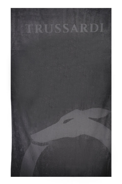 Trussardi Jeans Telo Mare Uomo Nero
