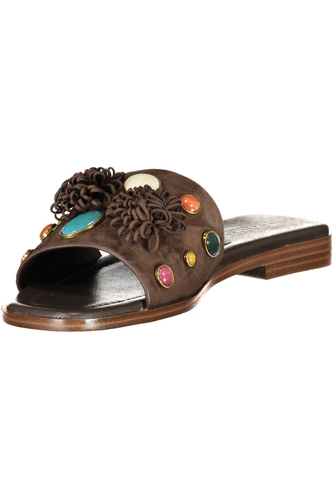 Twinset Calzatura Ciabatta Donna Marrone