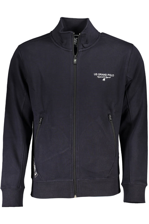 U.s. Grand Felpa Con Zip Uomo Blu