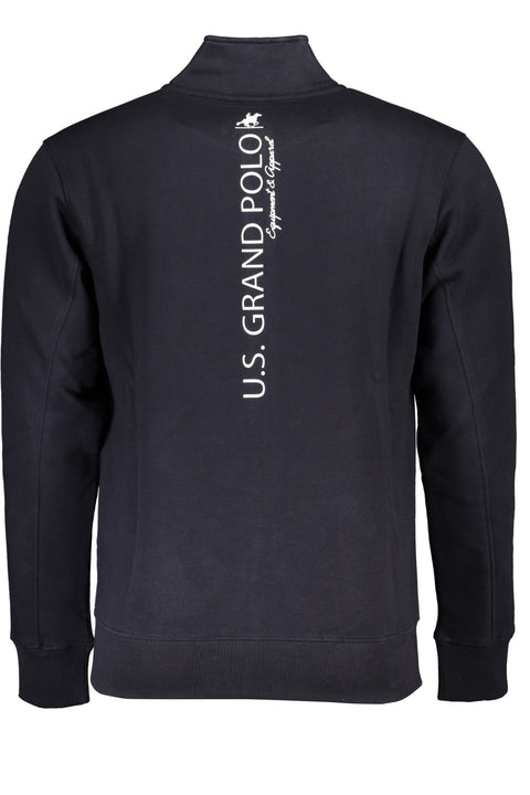 U.s. Grand Felpa Con Zip Uomo Blu