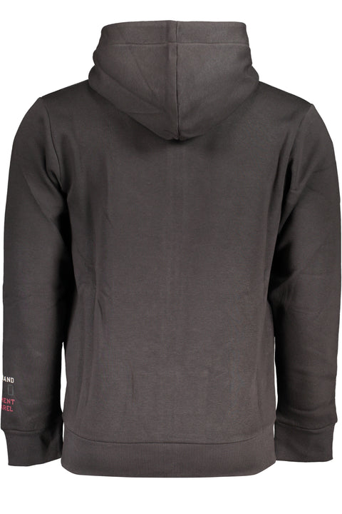 U.s. Grand Felpa Con Zip Uomo Grigio