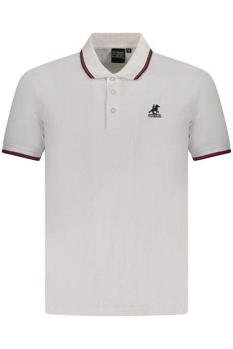 U.s. Grand Polo Maniche Corte Uomo Bianco