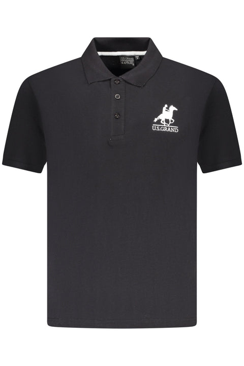 U.s. Grand Polo Maniche Corte Uomo Nero