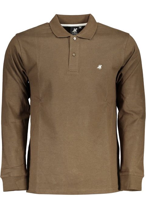 U.s. Grand Polo Maniche Lunghe Uomo Marrone