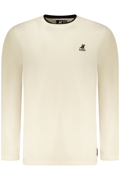 U.s. Grand T-Shirt Maniche Lunghe Uomo Beige