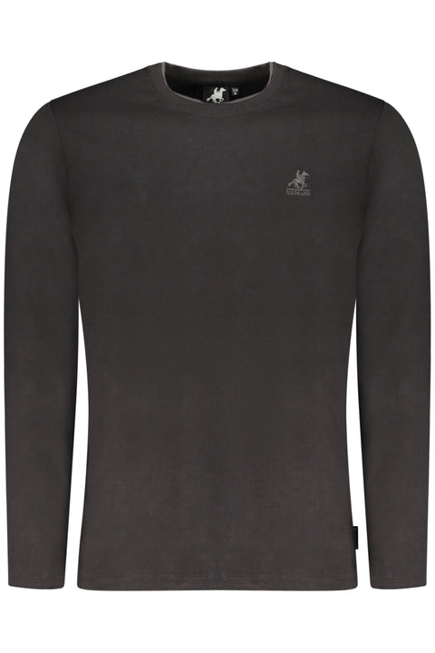 U.s. Grand T-Shirt Maniche Lunghe Uomo Nero
