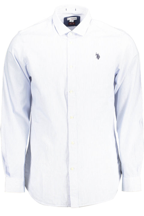 U.s. Polo Assn. Camicia Maniche Lunghe Uomo Azzurro