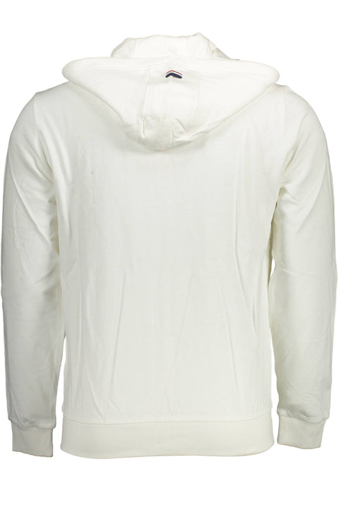 U.s. Polo Assn. Felpa Con Zip Uomo Bianco