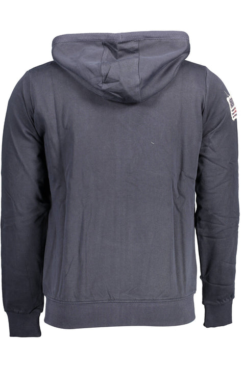 U.s. Polo Assn. Felpa Con Zip Uomo Blu