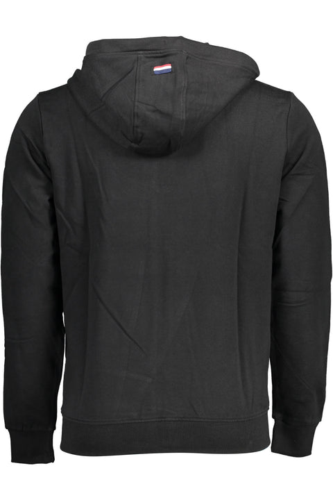 U.s. Polo Assn. Felpa Con Zip Uomo Nero