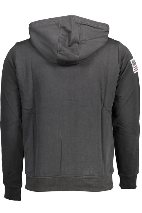 U.s. Polo Assn. Felpa Con Zip Uomo Nero