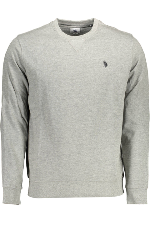 U.s. Polo Assn. Felpa Senza Zip Uomo Grigio