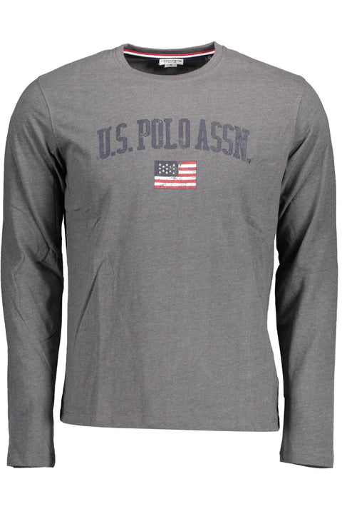 U.s. Polo Assn. T-Shirt Maniche Lunghe Uomo Grigio