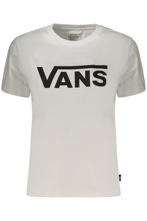 Vans T-Shirt Maniche Corte Donna Bianco