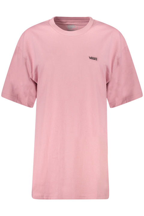 Vans T-Shirt Maniche Corte Donna Rosa