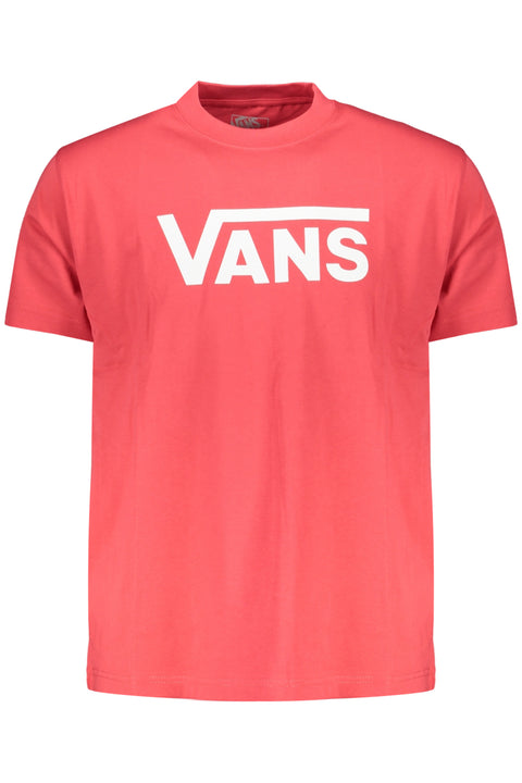 Vans T-Shirt Maniche Corte Uomo Rosso